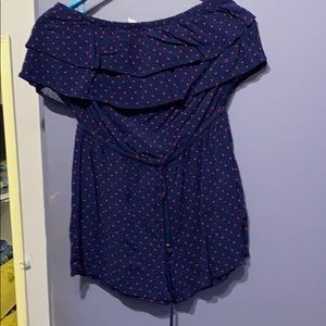a strapless romper